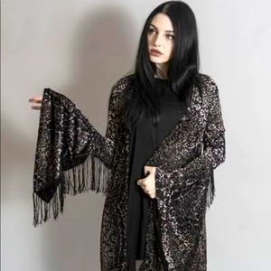 The Pretty Cult Sabbath Fringe Cover up Size XL NWOT